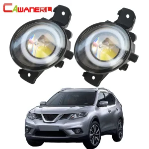 Cawanerl Per Nissan X-Trail Xtrail T32 2014 2015 2016 Auto HA CONDOTTO LA Luce di Nebbia di Angelo Occhio Daytime Corsa e Jogging Luce 30W 3000LM 12V 2 Pezzi