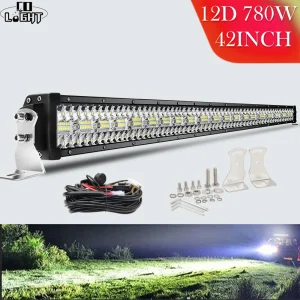 CO LIGHT 12D LED Light Bar 390W 585W 780W 936W 975W 4×4 Offroad Led Bar Combo Beam Led Work Light Bar per camion SUV ATV 12V 24V