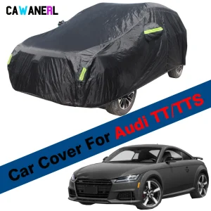 Copertura completa per auto per Audi TT TTS Impermeabile Auto Parasole Anti-UV Pioggia Neve Polvere Protezione dal ghiaccio Copertura automatica esterna
