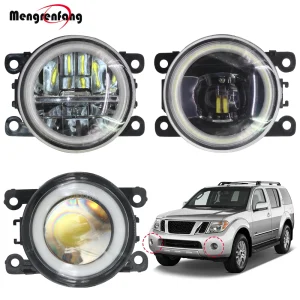 2 pezzi accessori auto fendinebbia LED Halo Ring Angel Eye luce di marcia diurna DRL 12V per Nissan Pathfinder R51 2005-2012