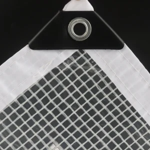 Copertura in tela cerata rinforzata in PE da 0.33mm pellicola antipioggia per terrazza balcone piante riparo tenda da campeggio vele ombreggianti visibili