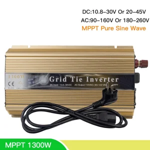 Ca puro dell’inversore 1300 V 110V dell’onda sinusoidale di cc MPPT dell’invertitore 18V 36V del legame di griglia 220 W per la batteria del PVGenerator