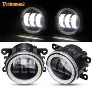 2 X Angel Eye Fendinebbia Per Subaru Forester WRX STI Impreza XV BRZ Justy Outback Legacy Auto Lente LED DRL Nebbia Lampada di Guida 12V