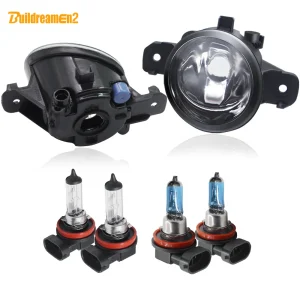2 X fendinebbia alogeno per auto paraurti anteriore fendinebbia 12V per Nissan Qashqai Juke Micra Dualis Sunny Teana Rogue NV400 Sentra Wingroad