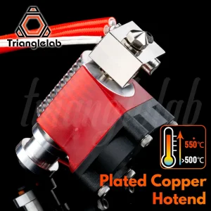Trianglelab V6 Rame Placcato Hotend Ugello Ad Alta Temperatura Blocco di Calore Dissipatore di Calore Per PETG PEEK PEI ABS In Fibra di Carbonio