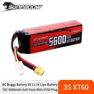 Sunpadow 3S 6S Batteria LiPo per 5600mAh 6700mAh 70C con XT60 XT90 con RC Veicoli Auto Camion Carro Armato Barca Truggy Buggy