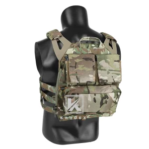 KRYDEX Tactical Zip On zaino Panel Pouch per CPC npc AVS JPC 2.0 Plater Carrier Vest Coma Hunting Airsoft Combat Bag