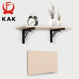 KAK 2PCS Triangolo Staffa Staffa A Parete Angolo di Piegatura Staffa Regolabile Montato A Parete Da Tavolo Staffa di Mensola Ferramenta Per Mobili