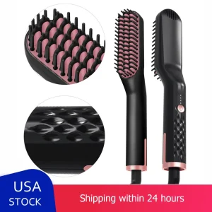 Piastra per barba 3 in1 Dropshipping prodotto di nicchia piastra elettrica a calore rapido Curl uomo donna Styling multifunzionale dei capelli
