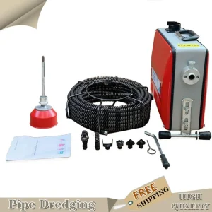 Macchina automatica di pulizia dello scarico di blocco della toilette della chiara macchina professionale di dragaggio del tubo della macchina automatica di dragaggio del tubo 900W