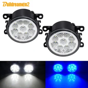 2 X paraurti anteriore per auto fendinebbia LED Daytime Running Lamp DRL H11 per Fiat Panda 500 Sedici Punto Evo Tipo Ducato Doblo