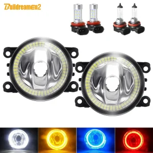 Angel Eye fendinebbia Car Halo Ring fendinebbia DRL per Mitsubishi L200 Pajero Outlander Colt Triton Eclipse Endeavor Galant Xpander