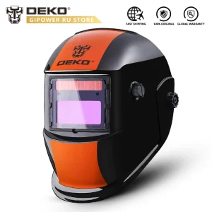 DEKO MZ236 di Scurimento Auto Solare Casco di Saldatura Elettrica/Maschera Saldatore Cap Lente di Saldatura/Occhiali per Saldatura Macchina/ taglio al Plasma