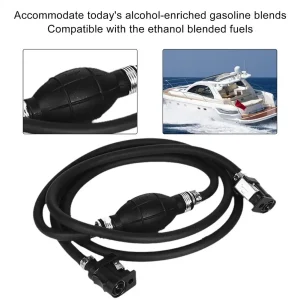 Tubo flessibile linea carburante 2M per Johnson Evinrude Omc connettore lampadina P-Rimer fuoribordo 6/8MM per barche trattori camper roulotte