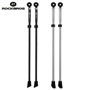 ROCKBROS MTB ciclismo bicicletta bicicletta regolabile antiscivolo cavalletto parcheggio in carbonio supporto per piedi supporto per bici accessori per biciclette