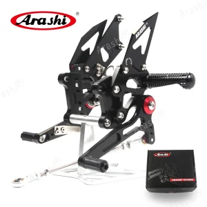 Arashi per KAWASAKI EX250J 2008-2012 poggiapiedi regolabile CNC per KAWASAKI EX 250 J 2008 2009 2010 2011 2012 pedane