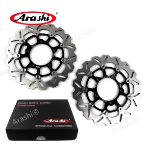 Arashi 2PCS CNC Disco Galleggiante Disco Freno Anteriore Per SUZUKI GSXR750 GSXR 750 2006 2007 GSX750R Moto Rotore del Freno