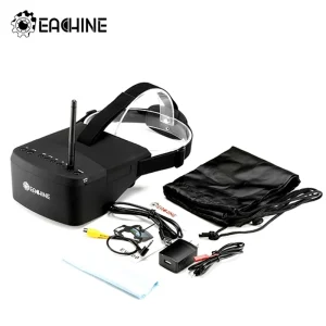 (In Azione) nuovo Arrivo Eachine EV800 5 Pollici 800×480 Occhiali Occhiali FPV 5.8G 40CH Raceband Auto-Ricerca Costruire In batteria