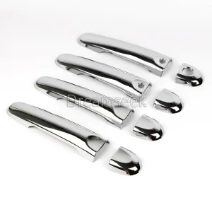 Copertura Della Maniglia Della porta Per Il periodo 2014-2017 Nissan Sunny / Versa Versa Nota ABS Chrome Molding Trim Lunetta Con Smart buco della serratura