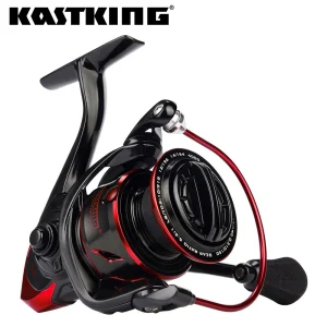 Mulinello da Spinning KastKing Sharky III con Frizione Massima 18KG, Rapporto 5.2:1, Corpo in Metallo Resistente, per Pesca in Acqua Dolce e Salata, Serie 1000-5000