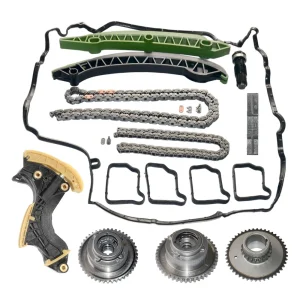 AP02 Kit pignone regolatore albero a camme e catena di distribuzione con tenditore per Mercedes Classe C E SLK W204 S204 C204 W212 R172 M271 C180 C200 E200 E250 C250 SLK250 200 250 CGI
