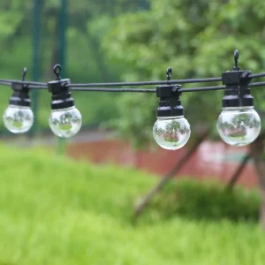Festoon Led Globe String Light Outdoor Fairy Garden Wedding Party Street String Lamp per la decorazione del patio del cortile