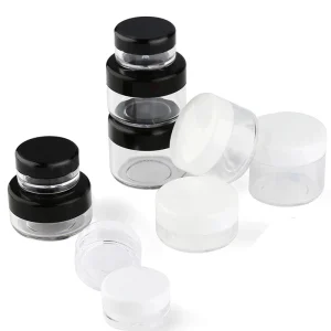 50 pezzi di plastica cosmetici vaso scatola di trucco Nail Art contenitore di stoccaggio vaso 2g 3g 5g 10g 15g 20g lozione campione bottiglia crema viso
