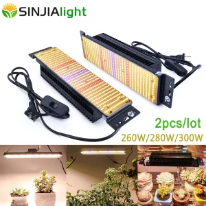 2 pz/lotto 260W 280W 300W LED coltiva la luce spettro completo pianta di illuminazione calda lampada crescente Phytolamp per piantine al coperto serra