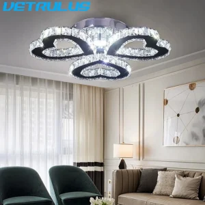 Plafoniera moderna a Led in cristallo lampadario nordico arredamento soggiorno lampada Pandent per interni apparecchio per camera da letto apparecchio di lusso per Hotel