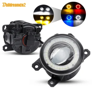 2 X Auto Angel Eye LED Lente Fendinebbia Luce diurna DRL Per Opel Vectra Corsa Astra Signum Zafira Tigra Agila (Solo Adatta al Modello OPC VXR)