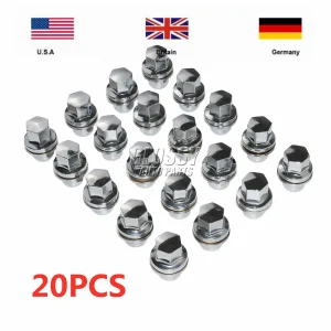 AP03 20 pezzi m14x1, 5 nuovo dado ruota in lega per Land Rover Discovery 3, 4 5, per Range Rover & Sport & L322 & L405 RRD500290 LR068126