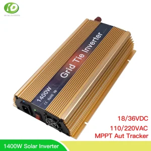 1400W Inverter solare domestico MPPT 18V 24V 30V 36V su griglia convertitore Inverter 110V 220V AC per 36 60 72 celle pannello fotovoltaico