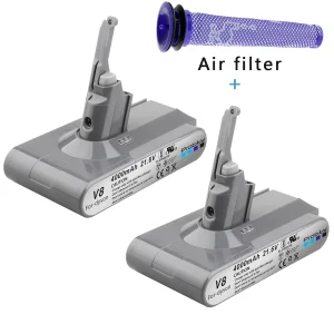 21.6V 4000mAh per Dyson V8 SV10 batteria aspirapolvere strumenti li-ion sostituzione ad alta capacità V8 Absolute V8 Animal