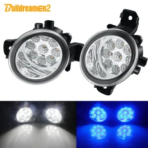 2 X Auto Fendinebbia Montaggio LED Lampada di marcia diurna DRL 12V Per Renault Clio Laguna Koleos Thalia Espace Modus Master VelSatis