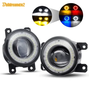 2 X Auto Angelo Occhio Fendinebbia Lente LED DRL Nebbia Lampada di Guida 30W H11 12V Per Suzuki SX4 Jimny Swift Grand Vitara Ignis Alto Splash