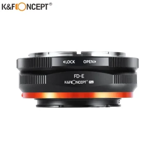 Adattatore K&F CONCEPT da obiettivo FD a attacco Sony E NEX Pro per obiettivi Canon FD con finitura opaca
