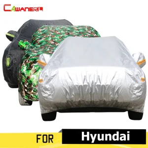 Cawanerl Copertura Auto Auto Anti UV Sole Pioggia Neve Protezione Della Copertura A Prova di Polvere Per Hyundai Atos Galloper Getz H-1 i10 i20 i30 i45 i800