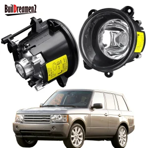 Paralume per gruppo fendinebbia per auto da 2 pezzi + lampadina H11 fendinebbia DRL 12V per Land Rover Range Rover III (L322) 2002-2009