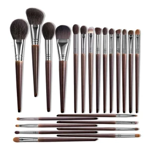 OVW Set di pennelli per trucco strumenti professionali pelo di capra in polvere fard ombretto fondotinta cosmetico per trucco