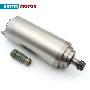 3KW ER20 REFRIGINATO A ACQUA MOTORE SPINA 12A 220V Mandrino di raffreddamento ad acqua 100x220mm 24000rpm 400Hz per fresatura per incisione CNC ROUTER