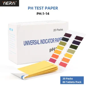 20 pz PH metri strisce reattive PH strisce reattive 1-14 Tester tornasole di carta/nuovissimi strumenti di misurazione e analisi