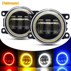 2 X Angel Eye Fendinebbia per Citroen C6 C4 C5 C3 DS4 DS3 DS5 Xsara C-Crosser Jumpy Car LED Lens Nebbia Lampada di marcia diurna DRL 12V