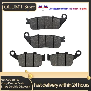 Accessori moto Kit pastiglie freno anteriori e posteriori per HONDA CBR250R VTR250 VTR 250 W/Y/1-7 MC33 FMX650 5/6 XL600 VR/VT CTX700