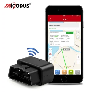 Localizzatore GPS OBD Localizzatore per auto Micodus MV33 Monitoraggio in tempo reale Mini localizzatore GPS Allarme shock e plug-out Geofence APP gratuita