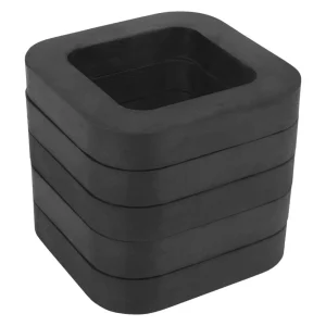 Imbottitura per gancio di traino 5 pezzi Imbottitura silenziatore per gancio di traino da 2 pollici per rimorchio Ricevitore per gancio di traino per camion per eliminare il rumore e fornire