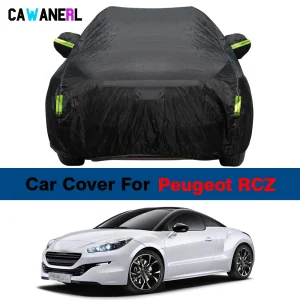 Copertura completa per auto Parasole anti-UV per esterni Resistente alla pioggia e alla neve Copertura automatica impermeabile a prova di polvere per Peugeot RCZ