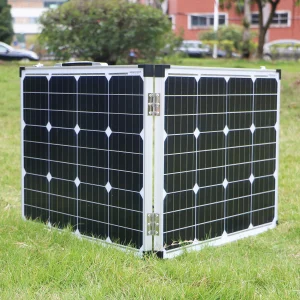 DOKIO Pannelli Solari Con Supporto Pannelli Fotovoltaici 18V Solar Panel Rigido Quadro Fotovoltaico Pannello Solare Pieghevole Pannello Fotovoltaico 100W +12V Caricabatterie& 5V USB Per