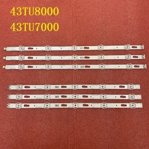 Striscia di retroilluminazione a LED per Samsung UE43TU7090U UE43TU8070U UE43TU7100K UE43TU8000 UA43TU7000 UA43TU8000 GU43TU8079U CY-GT043HGAY1V