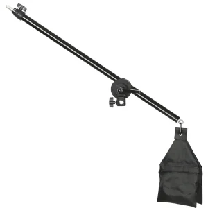 Photo Studio Kit Light Stand Cross Arm con borsa per pesi Sandbag per sfondo Speedlite Photo Studio accessori asta di prolunga