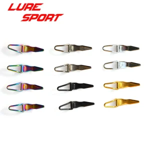 LURESPORT 12 pz/lotto 20 pz/lotto in acciaio inox gancio pieghevole custode pesca canna da mosca componente da costruzione riparazione accessorio fai da te